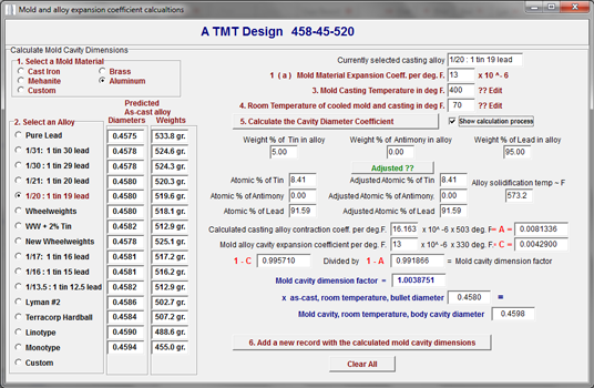 Cast Bullet Design and Evaluation ~ Advanced - Version 5