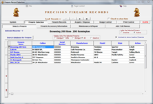 Update Precision Firearms Records, Versions 4 & 5 to Ver. 5.1.1