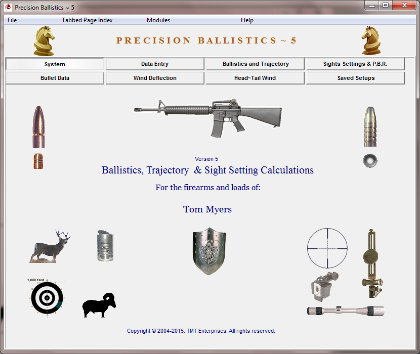 Update Precision Ballistics Version ~ 5, Released July 26, 2018 - Click Image to Close